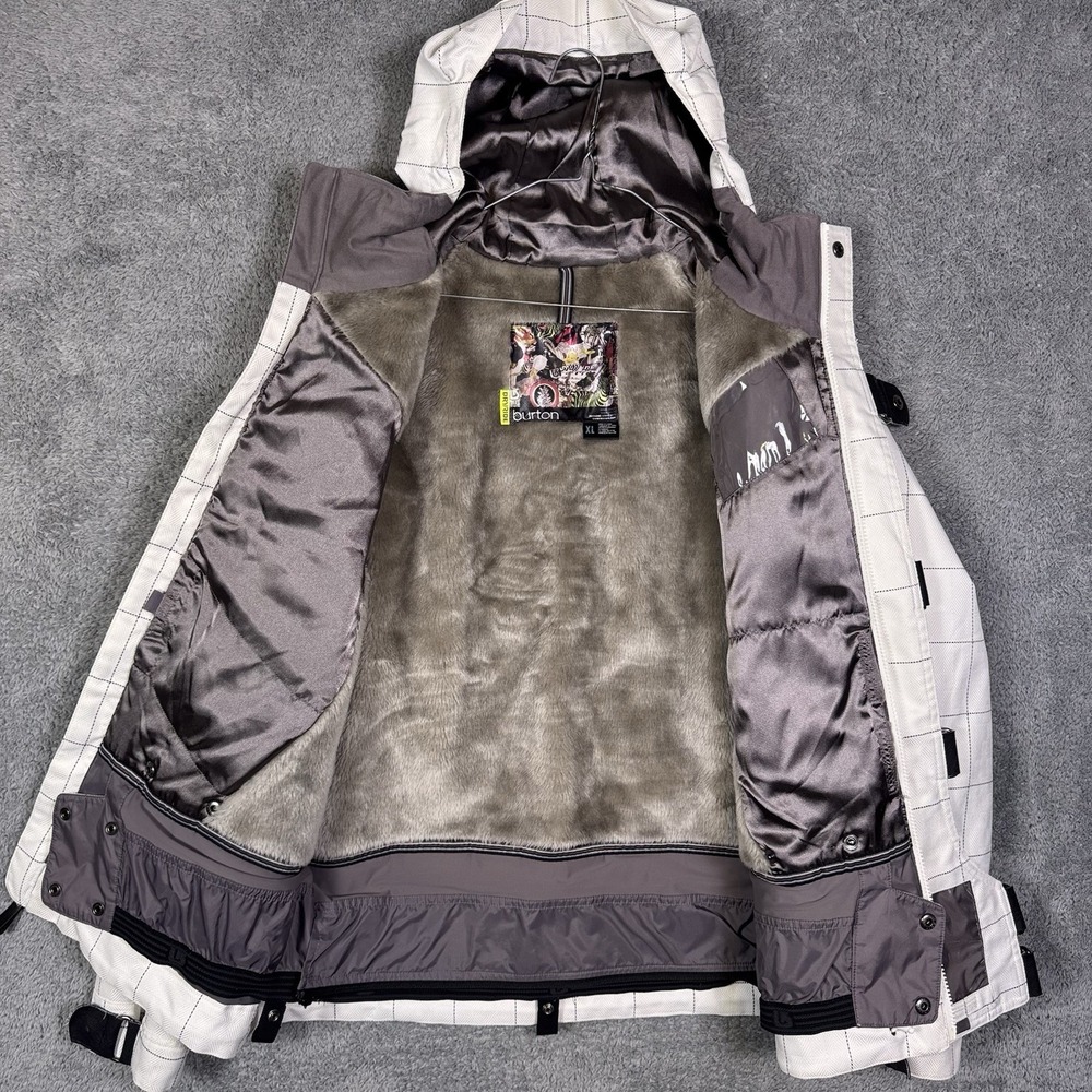 Burton Dryride Snowboard Dream Jacket Women's XL Fur Waterproof Ski Hooded Parka - Picture 3 of 14